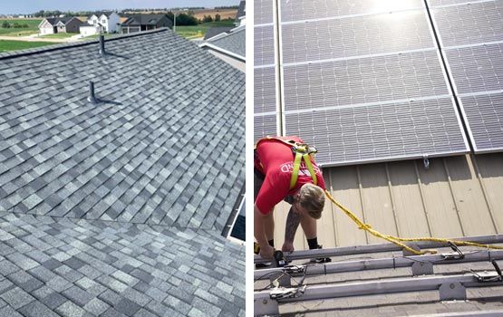 roofing and solar installation