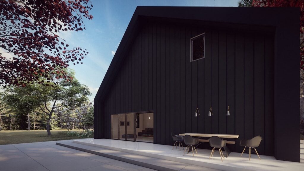 black hardie siding fiber cement